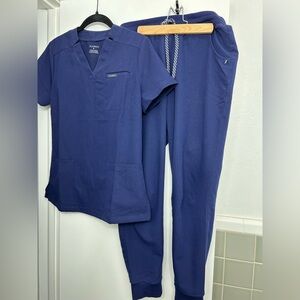 Women’s Jaanuu Navy Scrub Set